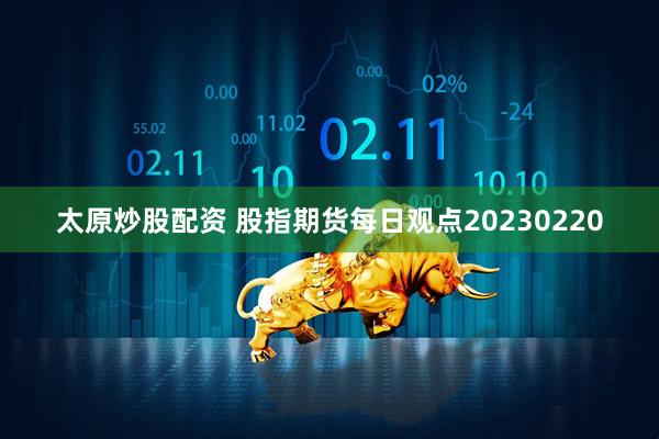 太原炒股配资 股指期货每日观点20230220